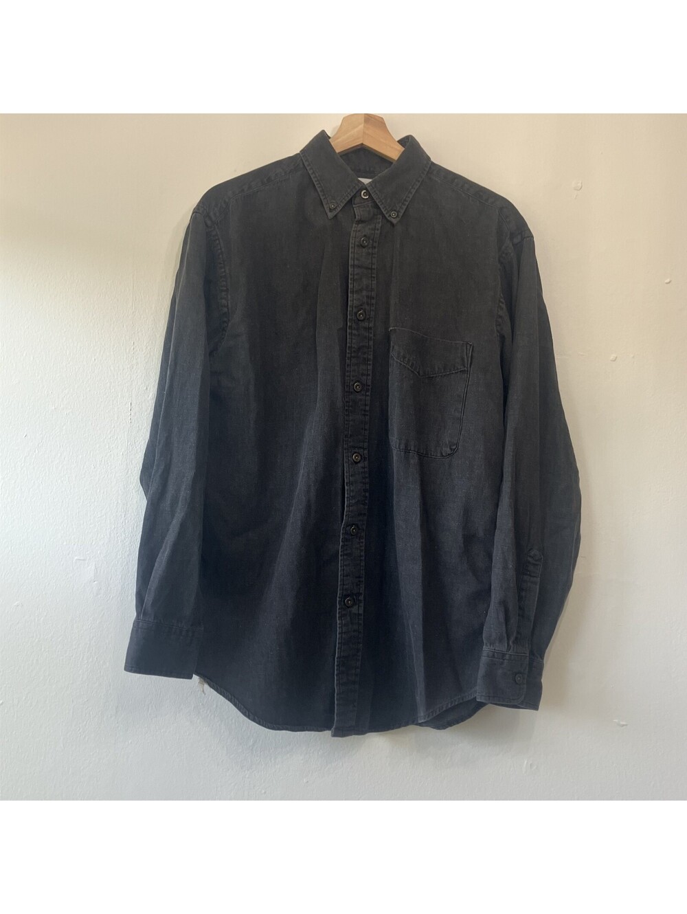 Vintage Orvis Cotton Shirt Workwear Normcore Classic Rockabilly Made USA Medium